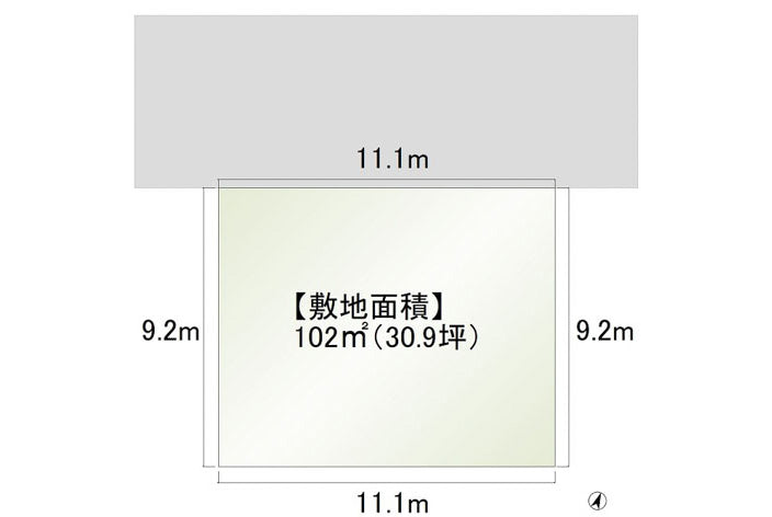 【せやまどりNo.23】北側道路なのに日中照明無しでOK!明るいリビング4LDK31坪の家
