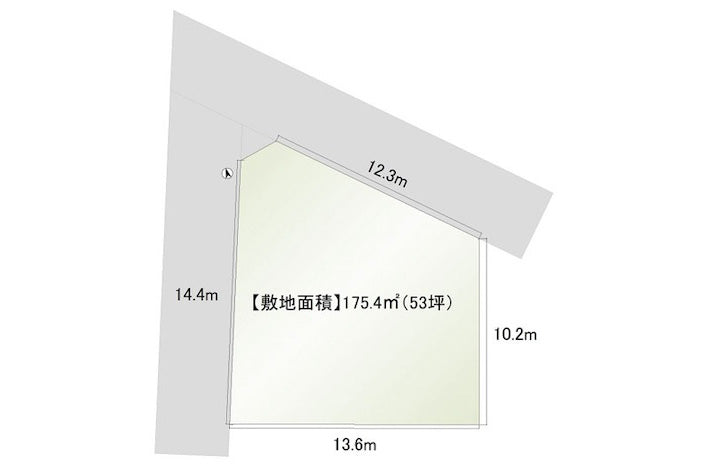 【せやまどりNo.53】「車いすや杖(つえ)歩行で暮らせるほぼ平屋のバリアフリーせやまどり」の間取り図