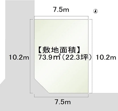 【せやまどりNo.103】「狭小地の3階建てに開放的な空間・大収納を設けた家」の間取り図