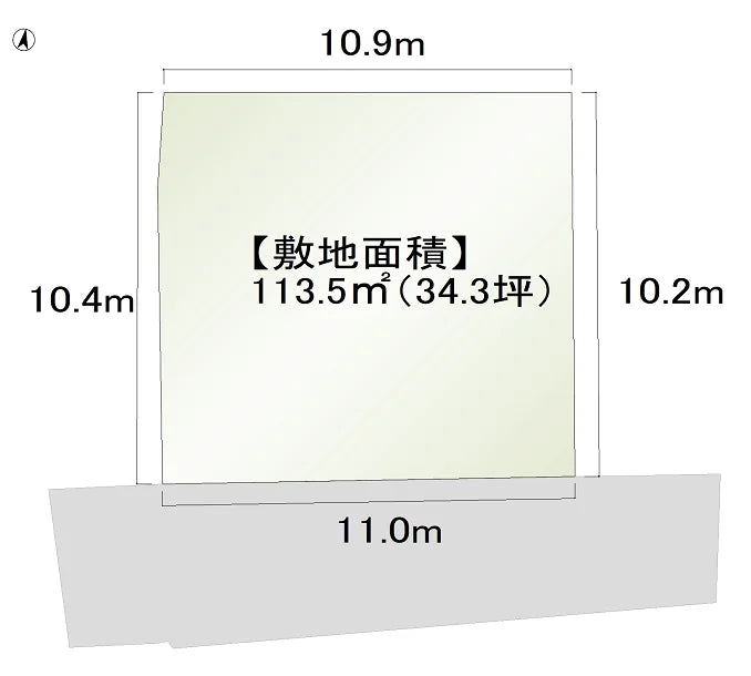 【せやまどりNo.119】「無駄を省いて『究極の住みやすさ』を実現したストレスフリーの家」の間取り図 土地情報
