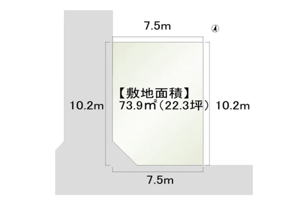 【せやまどりNo.103】「狭小地の3階建てに開放的な空間・大収納を設けた家」の間取り図