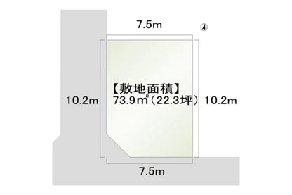 【せやまどりNo.103】「狭小地の3階建てに開放的な空間・大収納を設けた家」の間取り図
